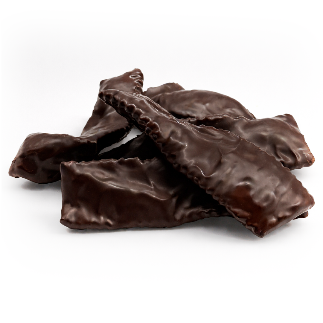 Chiacchiere ricoperte al cioccolato